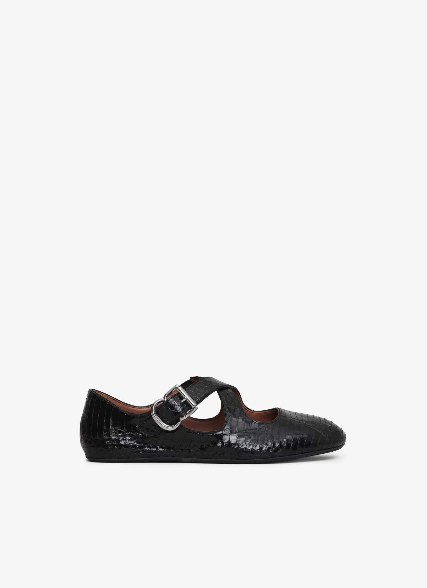 Alaïa Chaussures Plates | La Ballerine | BALLERINES CROISÉES EN ELAPHE