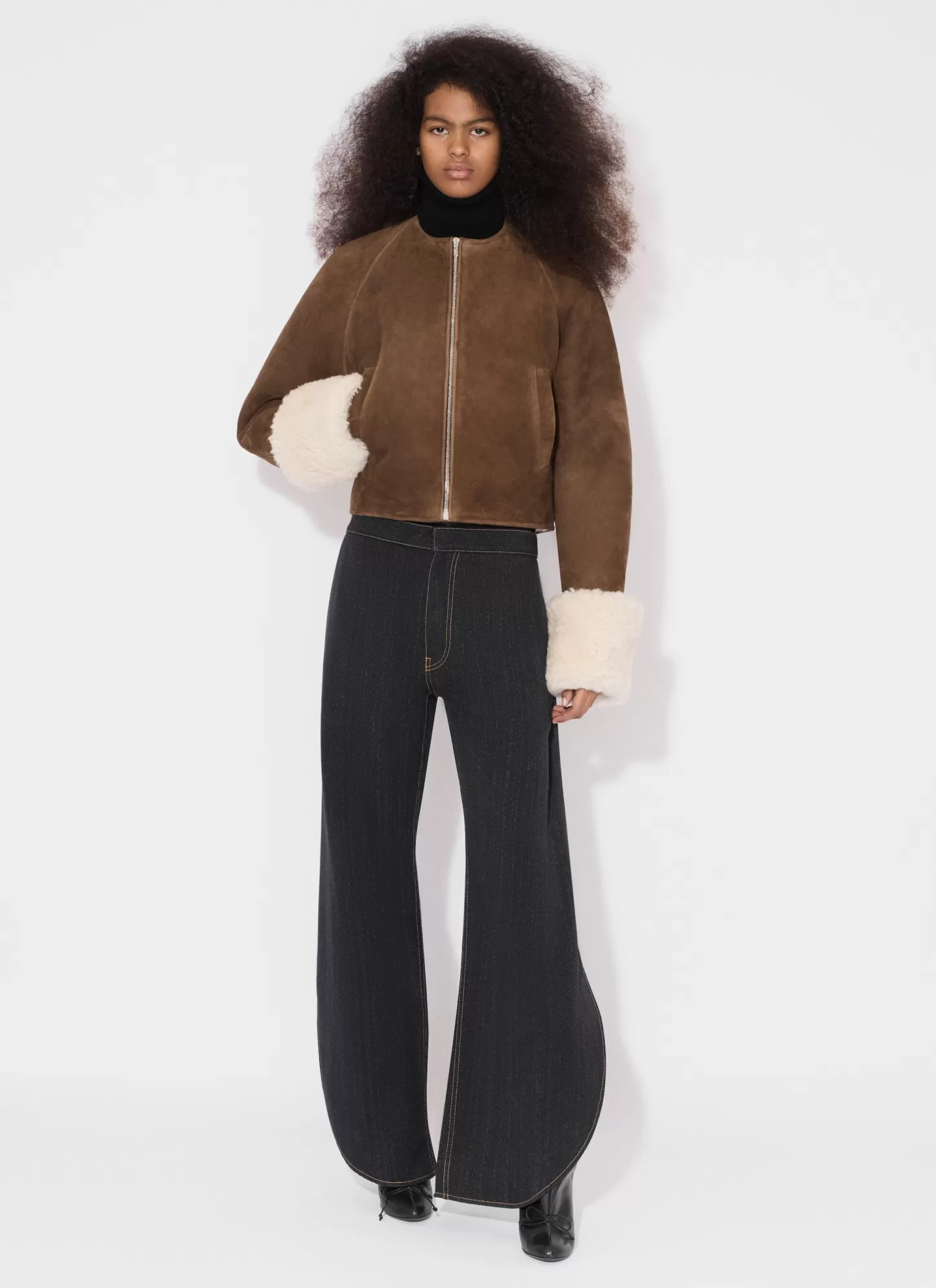 Alaïa Vestes Et Manteaux | BLOUSON EN SHEARLING