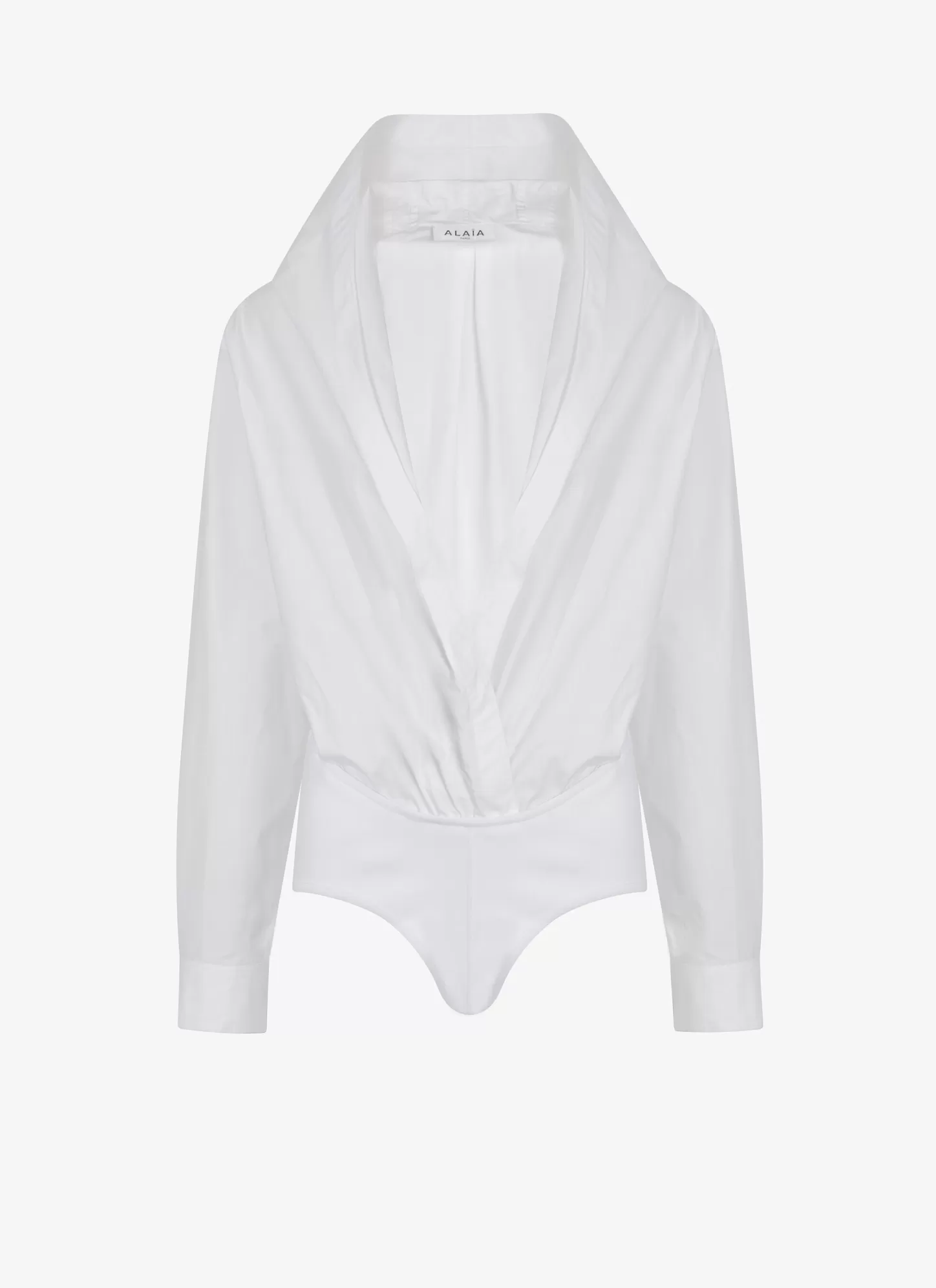 Alaïa Bodys Et Leggings | BODY-CHEMISE A CAPUCHE EN POPELINE DE COTON