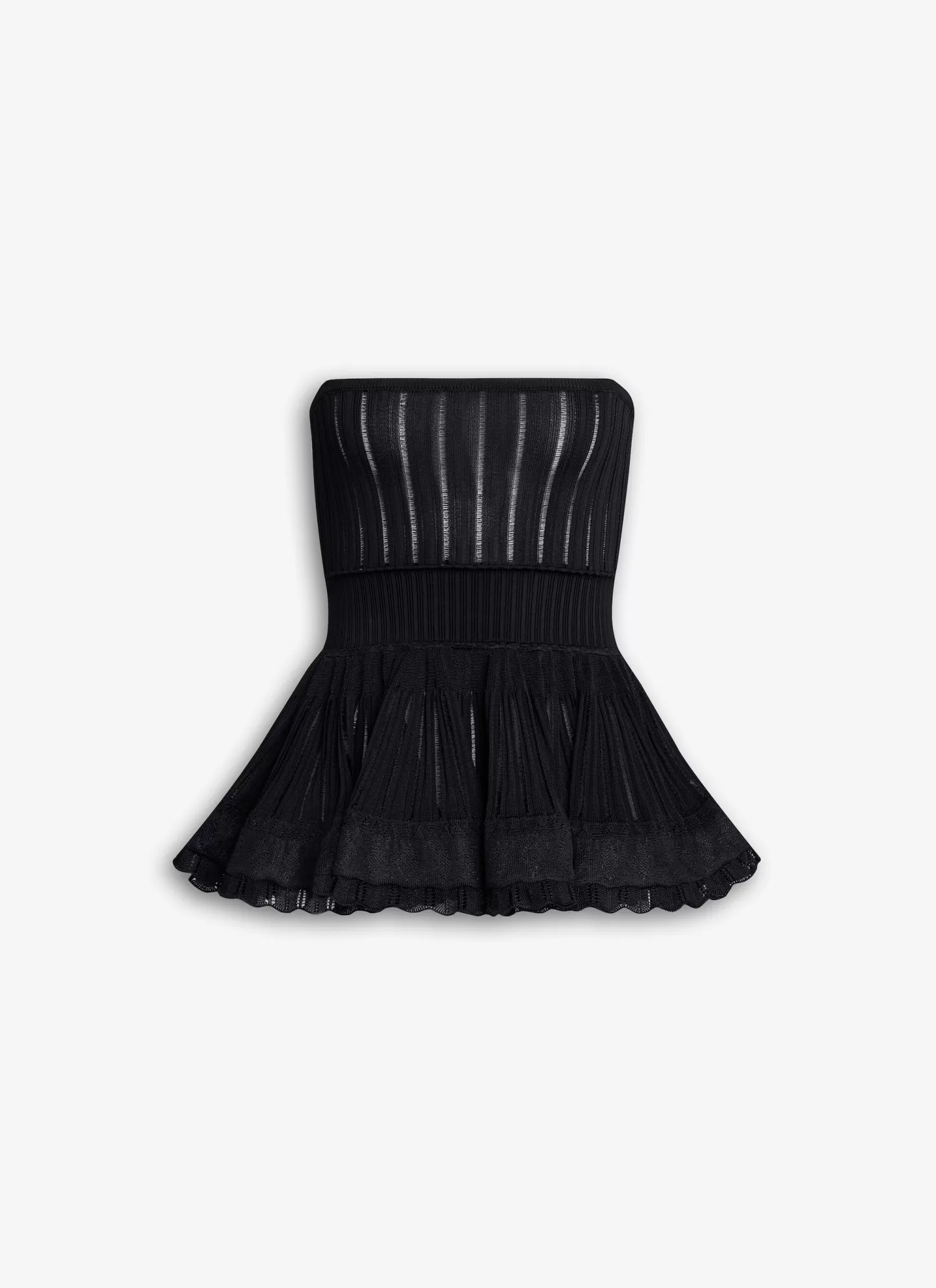 Alaïa Hauts Et Chemises | Maille | HAUT PEPLUM CRINOLINE