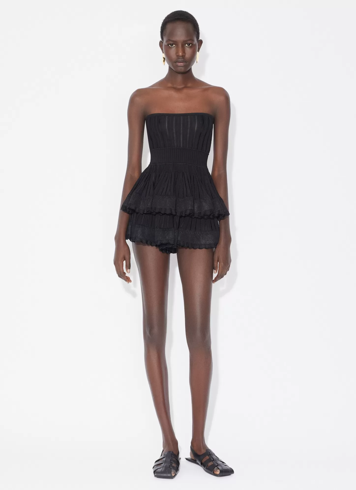 Alaïa Hauts Et Chemises | Maille | HAUT PEPLUM CRINOLINE