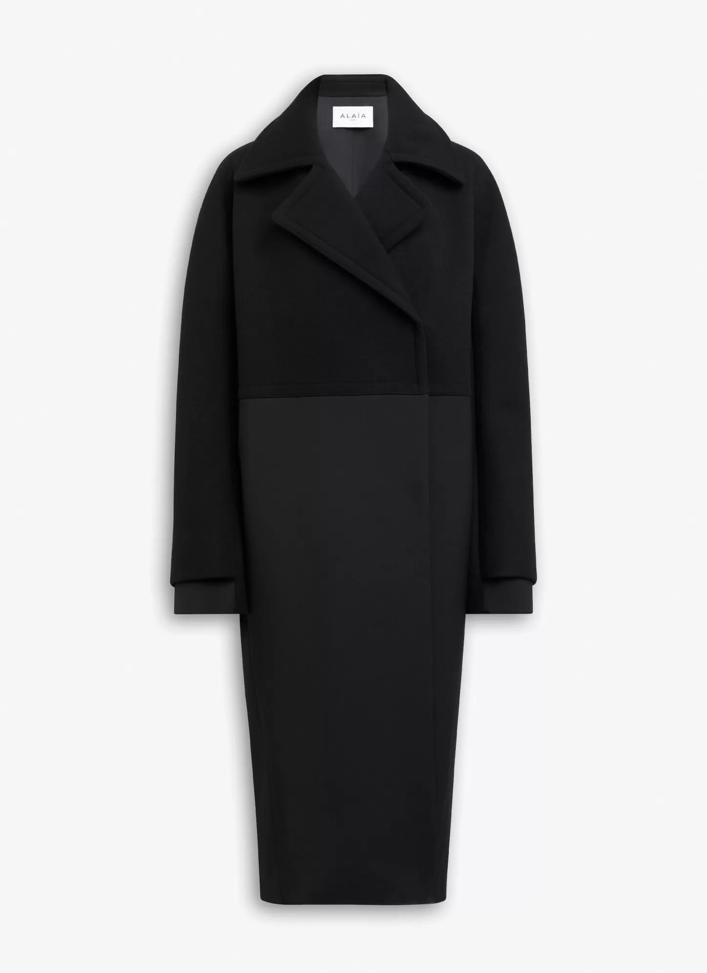 Alaïa Vestes Et Manteaux | MANTEAU LONG BI-MATIÈRE