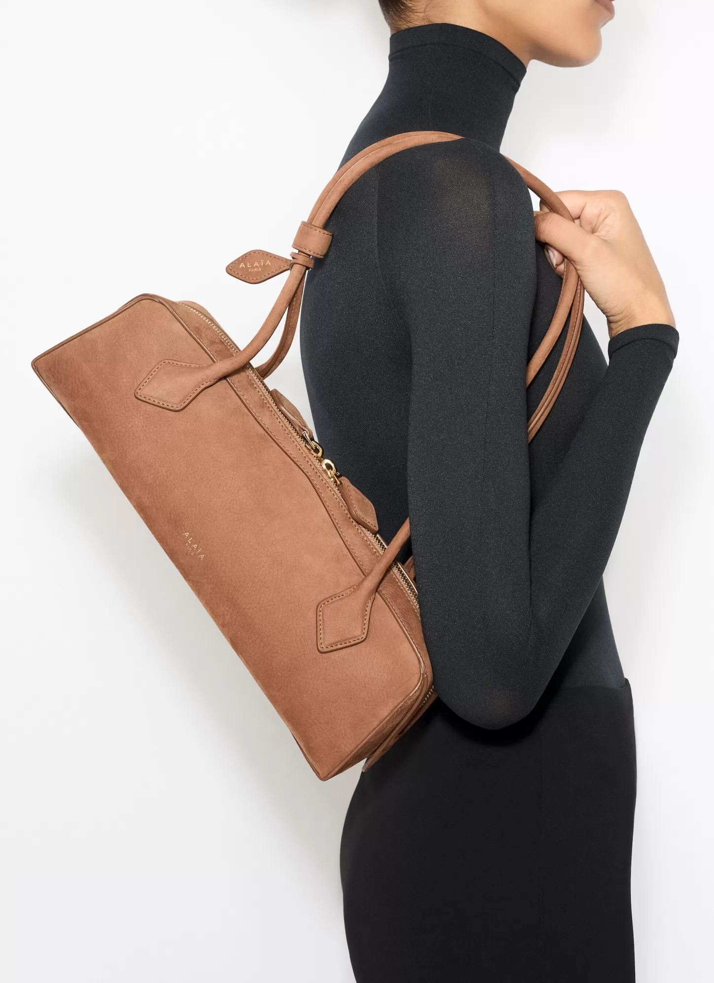 Alaïa Le Teckel | SAC LE TECKEL MEDIUM EN NUBUCK