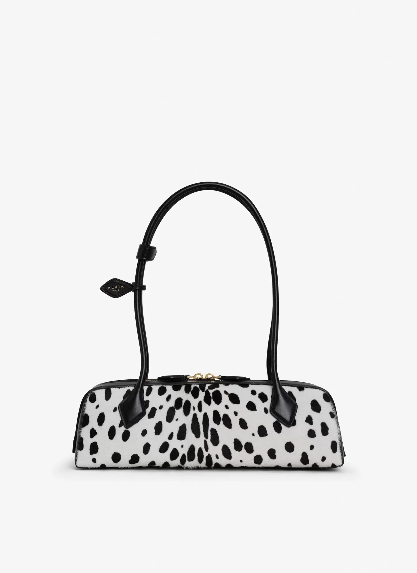 Alaïa Le Teckel | SAC LE TECKEL MEDIUM EN PONY IMPRIMÉ