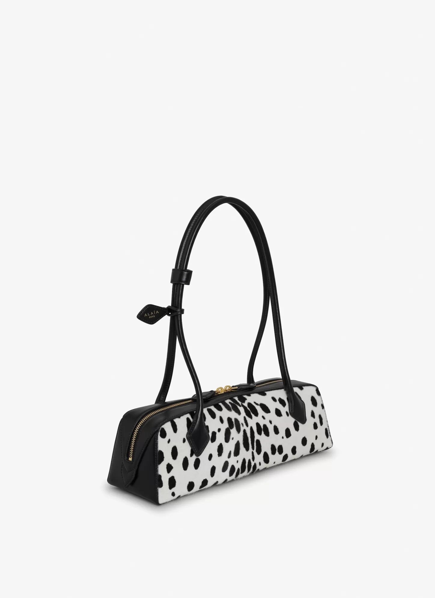 Alaïa Le Teckel | SAC LE TECKEL MEDIUM EN PONY IMPRIMÉ